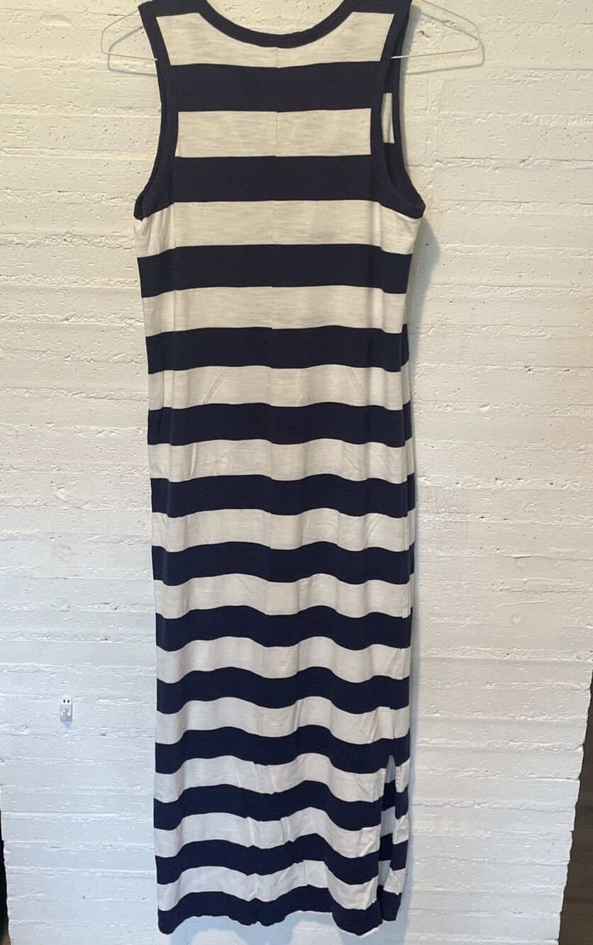 Gap Sleeveless Striped Maxi Dress, XS Nautical Coastal Sporty Americana - Picture 8 of 8